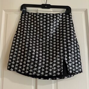 Altrd state black sequin star skirt